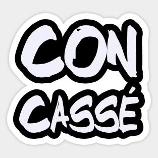 Con Cassé Sticker